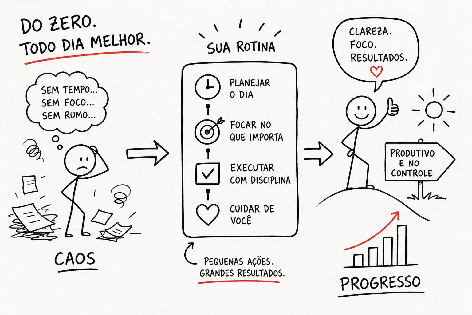 Como Montar uma Rotina Diária Produtiva do Zero