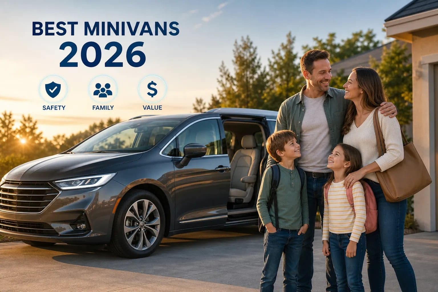 Best Minivans of 2026 for Families, Safety, and Value